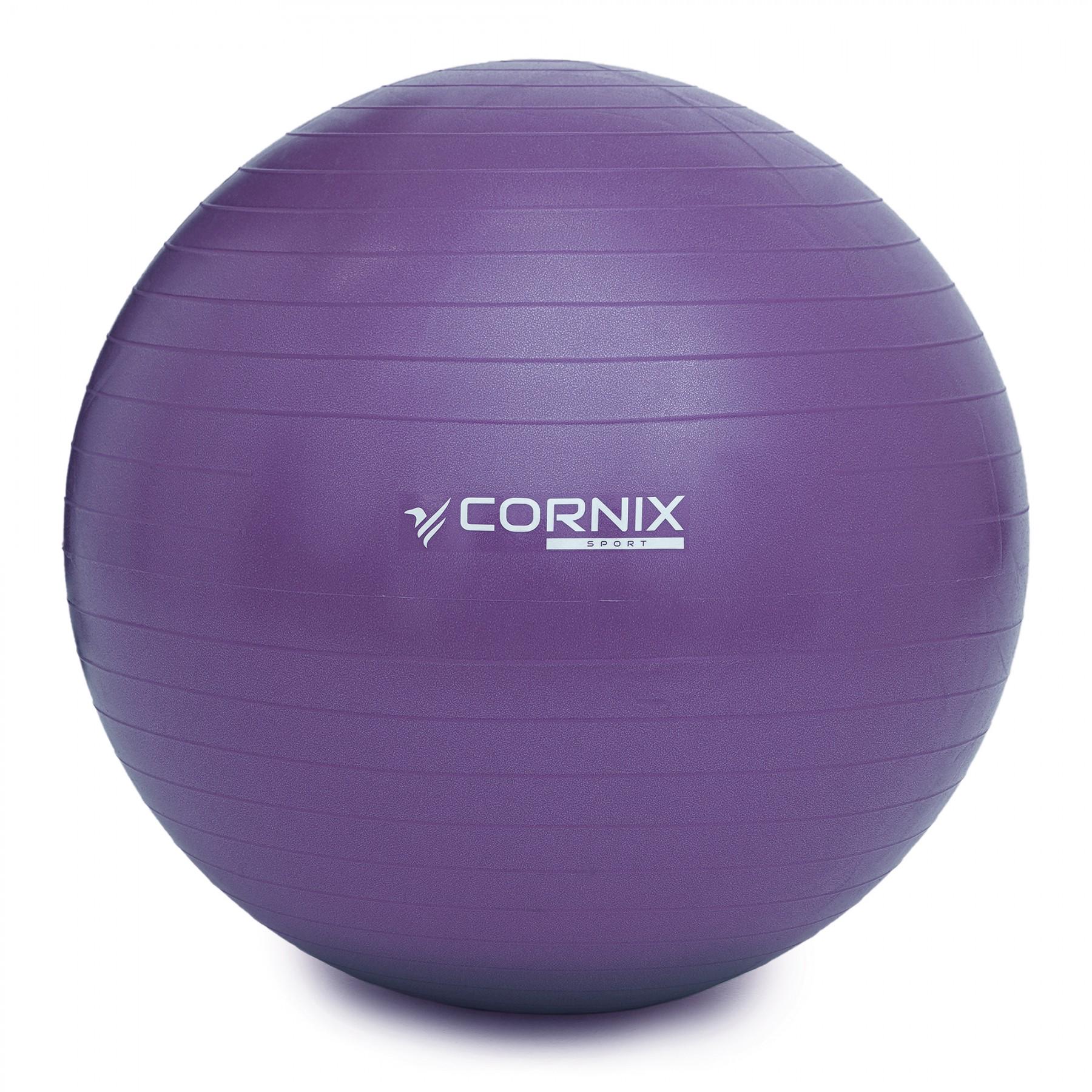 Мяч для фитнеса Cornix 75 см Anti-Burst XR-0027 Violet (29335) - фото 6