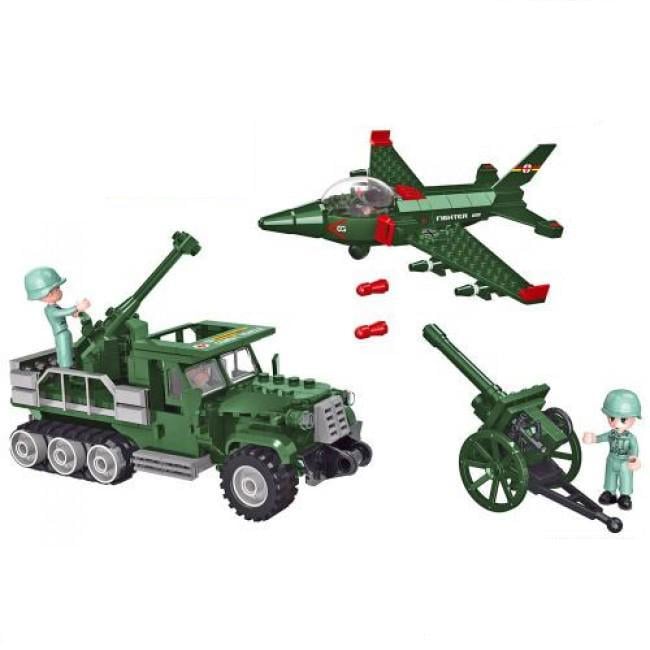 Конструктор Армия машина/самолет/пушка KB 112 420 деталей (403066)