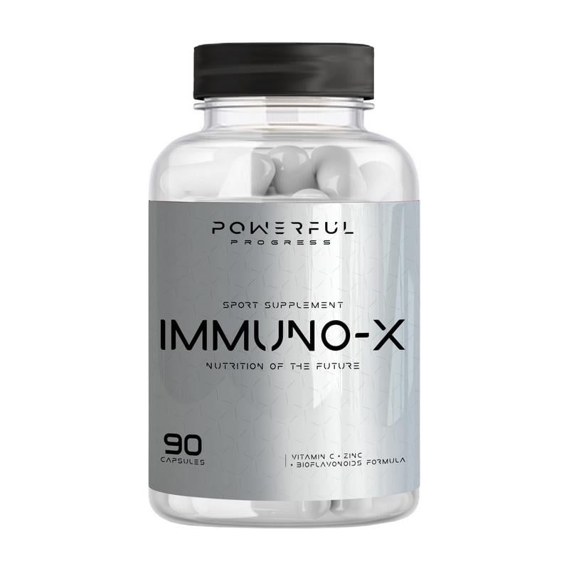 Комплекс для иммунитета с витамином C цинком и биофлавоноидами Powerful Progress Immuno-X 90 капс.