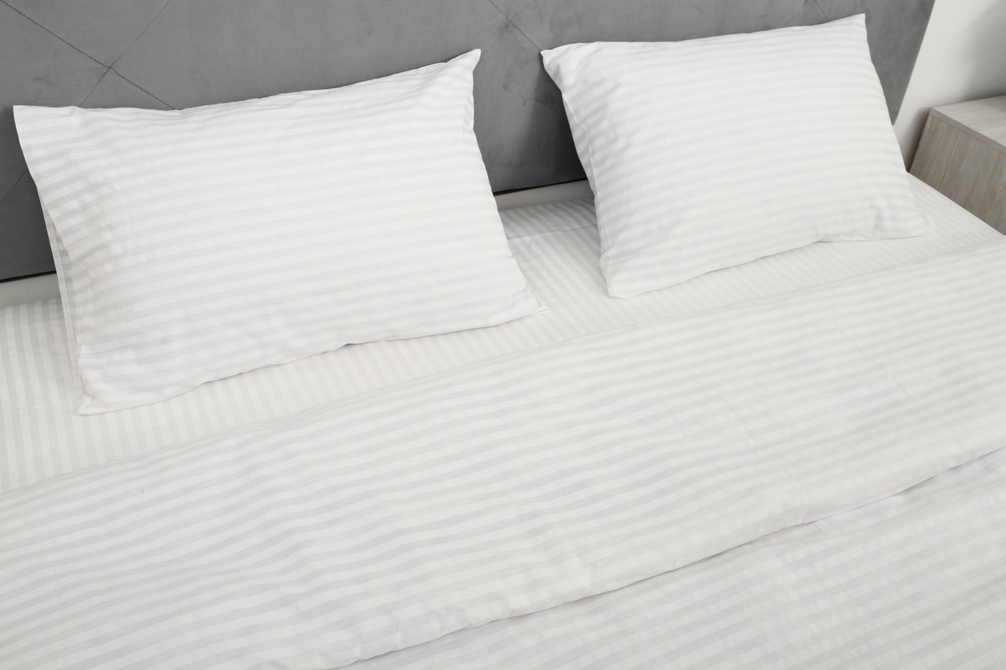 Комплект постельного белья двуспальный Amore GLux-Stripe бязь Белый (KPB-A2-Glux-Stripe(70x70)_) - фото 3 Комплект постельного белья двуспальный Amore GLux-Stripe бязь Белый (KPB-A2-Glux-Stripe(70x70)_) - фото 3