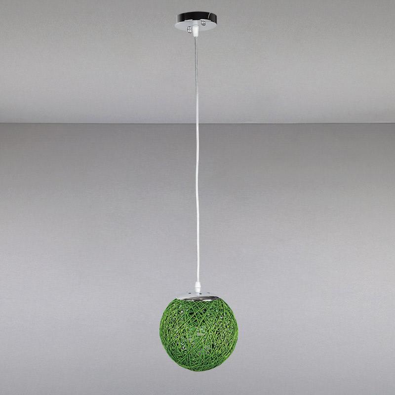 Люстра шар подвесная Light House LS-14017/1 Зеленый