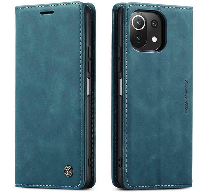 Чехол книжка с магнитом CaseMe для Xiaomi Mi 11 Lite Sea Green (24811-56)