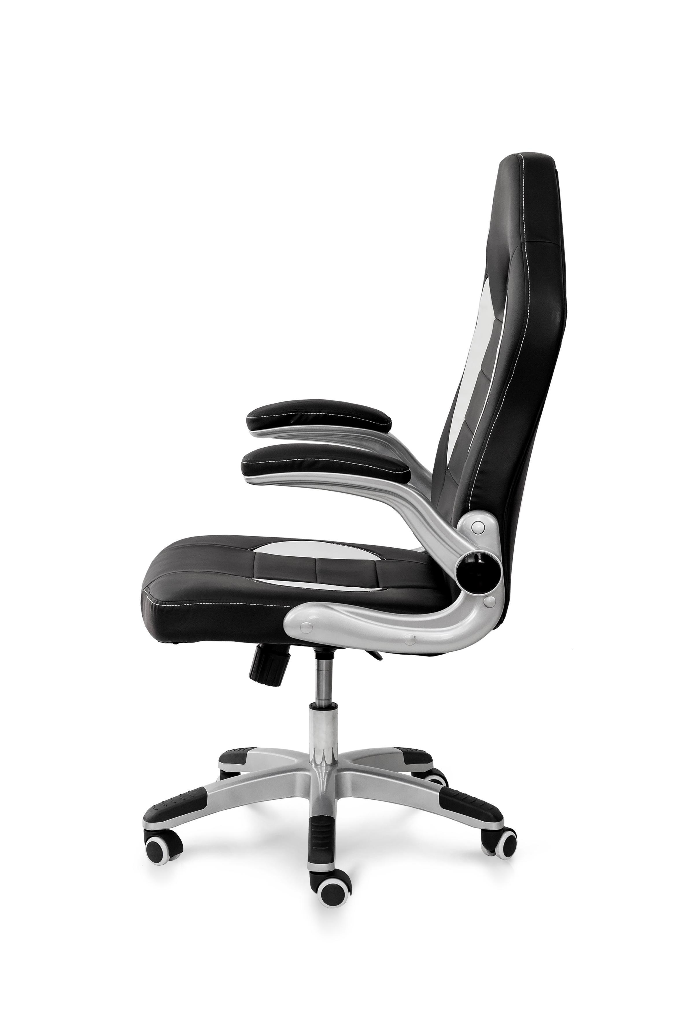 Офисное кресло Мікс Меблі Плей 500x1130x490 мм Черный/Белый (GAА0057066) - фото 4 Офисное кресло Мікс Меблі Плей 500x1130x490 мм Черный/Белый (GAА0057066) - фото 4