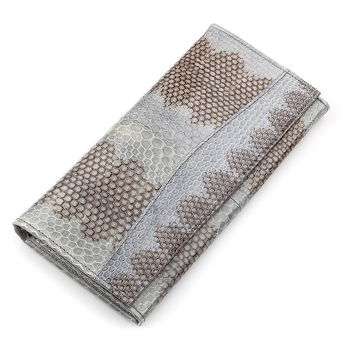 Кошелек женский Sea Snake leather 18279 кожа Серый