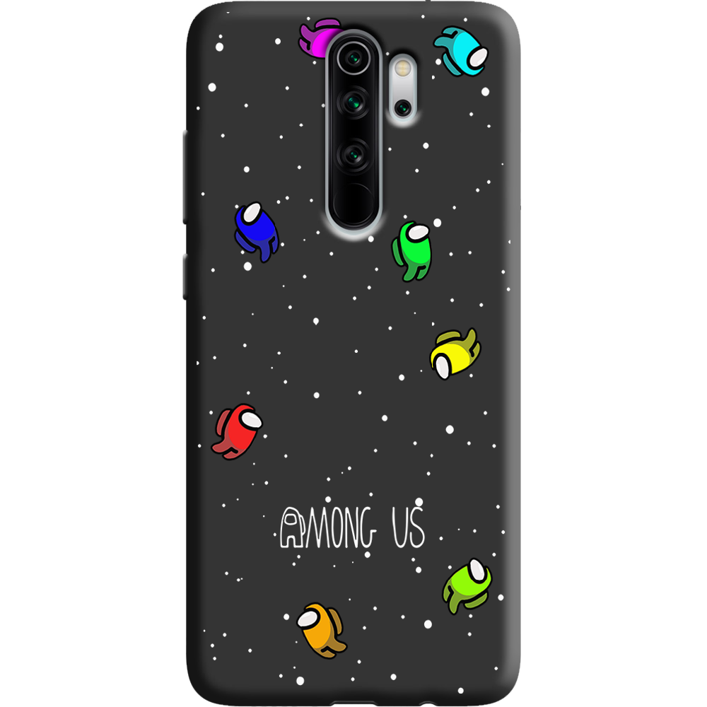 Чохол Boxface Xiaomi Redmi Note 8 Pro Among Us Invisible Чорний силікон (38222-bk76-38664)