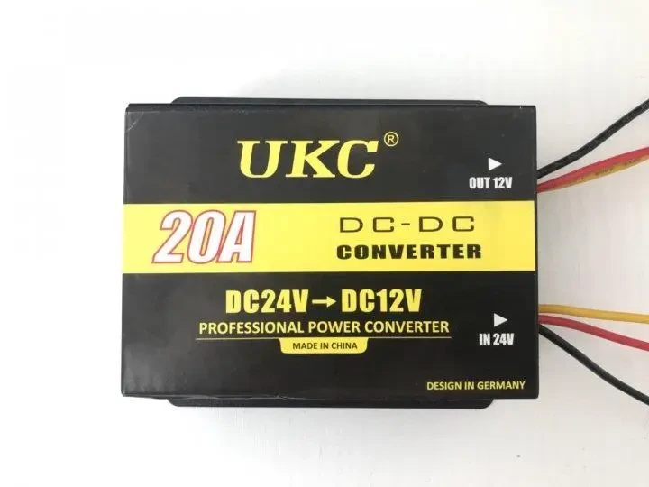 Преобразователь напряжения автомобильный UKC DC/DC 24V-12V 20 A 240 Вт (3387) - фото 4 Преобразователь напряжения автомобильный UKC DC/DC 24V-12V 20 A 240 Вт (3387) - фото 4