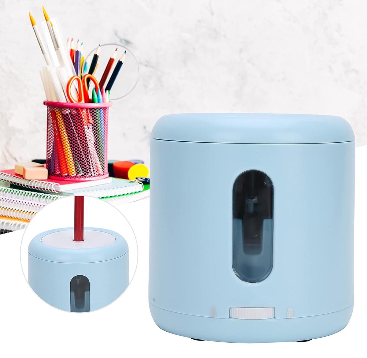 Электроточилка для карандашей TENWIN 8035 с регулировкой угла заточки и встроенным аккумулятором (TW8035-2) - фото 6 Электроточилка для карандашей TENWIN 8035 с регулировкой угла заточки и встроенным аккумулятором (TW8035-2) - фото 6