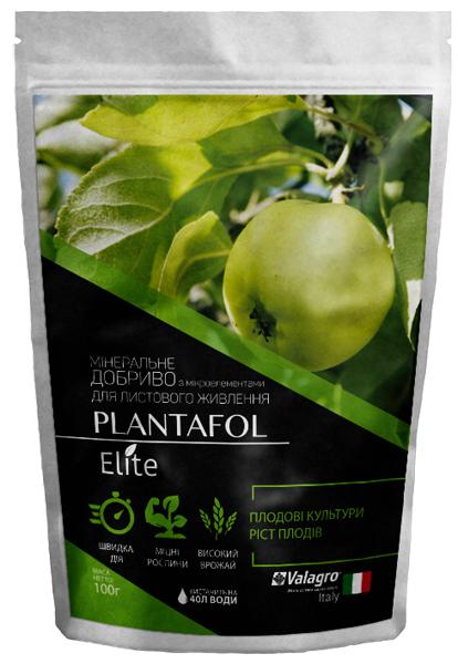 Удобрение комплексное минеральное для плодовых культур рост плодов Valagro Plantafol Elite NPK 20.20.20 100 г