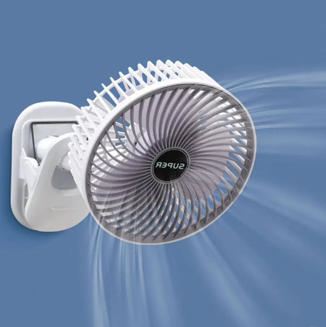 Вентилятор акумуляторний clip+mobile stand з прищепкою і USB зарядкою Білий (VNA10034) - фото 17 Вентилятор акумуляторний clip+mobile stand з прищепкою і USB зарядкою Білий (VNA10034) - фото 17