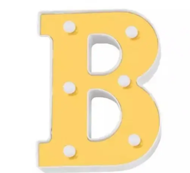 Літера об'ємна В Led маленька 16x14 см Золотистий (68582) - фото 2 Літера об'ємна В Led маленька 16x14 см Золотистий (68582) - фото 2