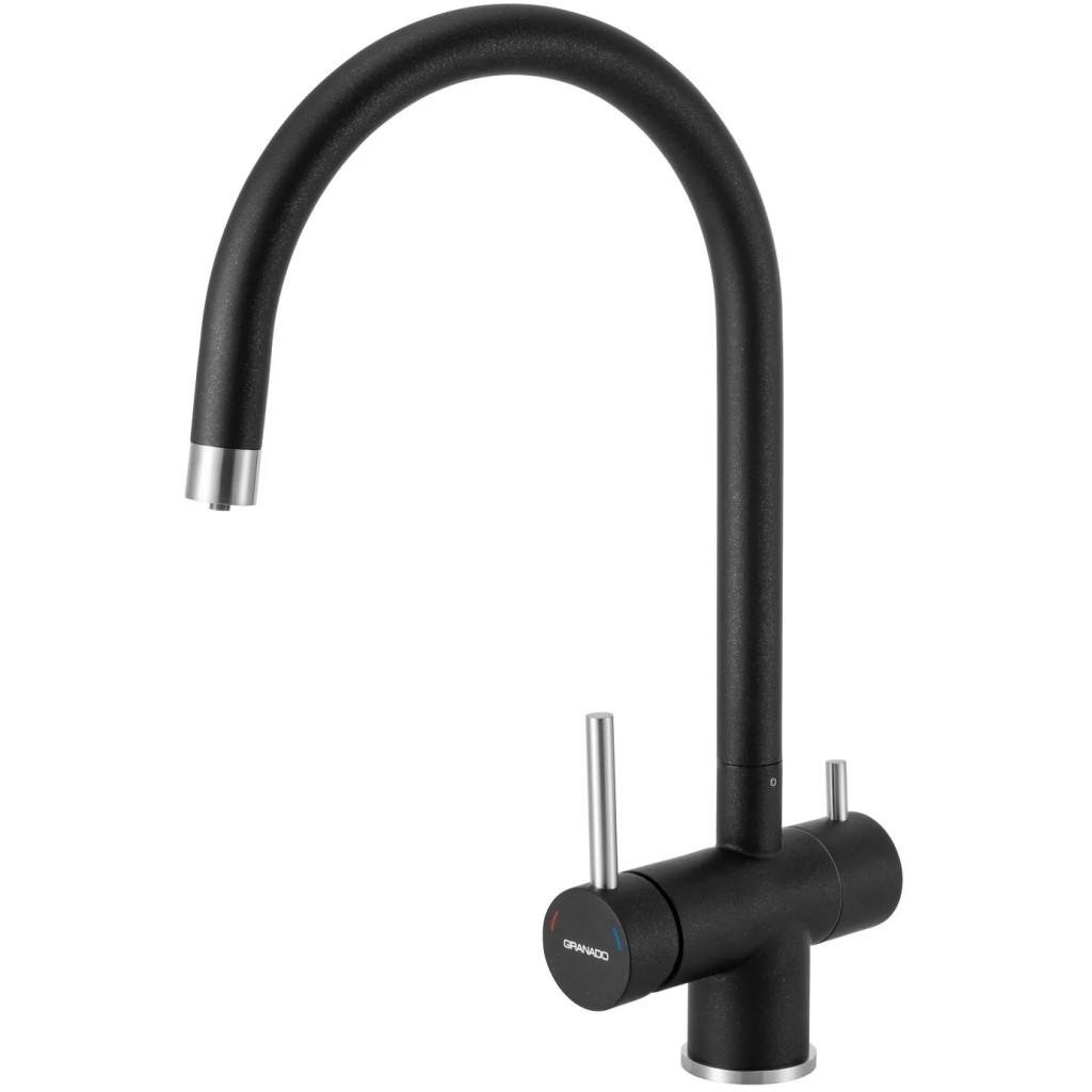Змішувач Granado Caspe Black Shine (gz0801) Змішувач Granado Caspe Black Shine (gz0801)