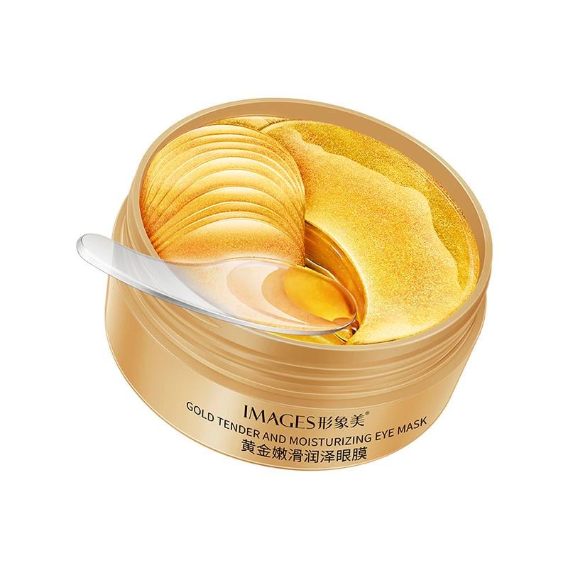 Патчи гидрогелевые Images Gold Tender and Moisturizing Eye Mask с коллагеном 60 шт. (MS-13667) - фото 1