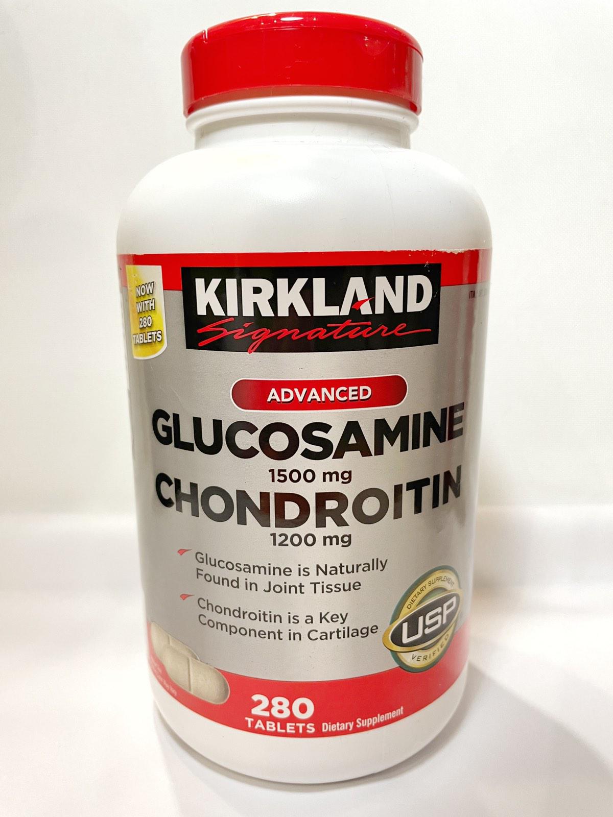 Глюкозамін з Хондроїтіном Kirkland Glucosamine Chondroitin 280 таблеток