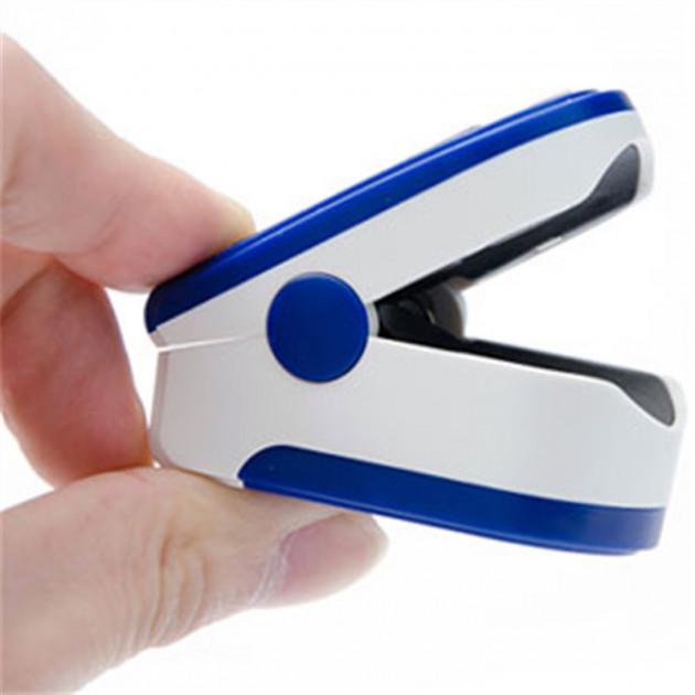 Пульсоксиметр LMТ-01 Pulse Oximeter Біло-синій (10050) - фото 2