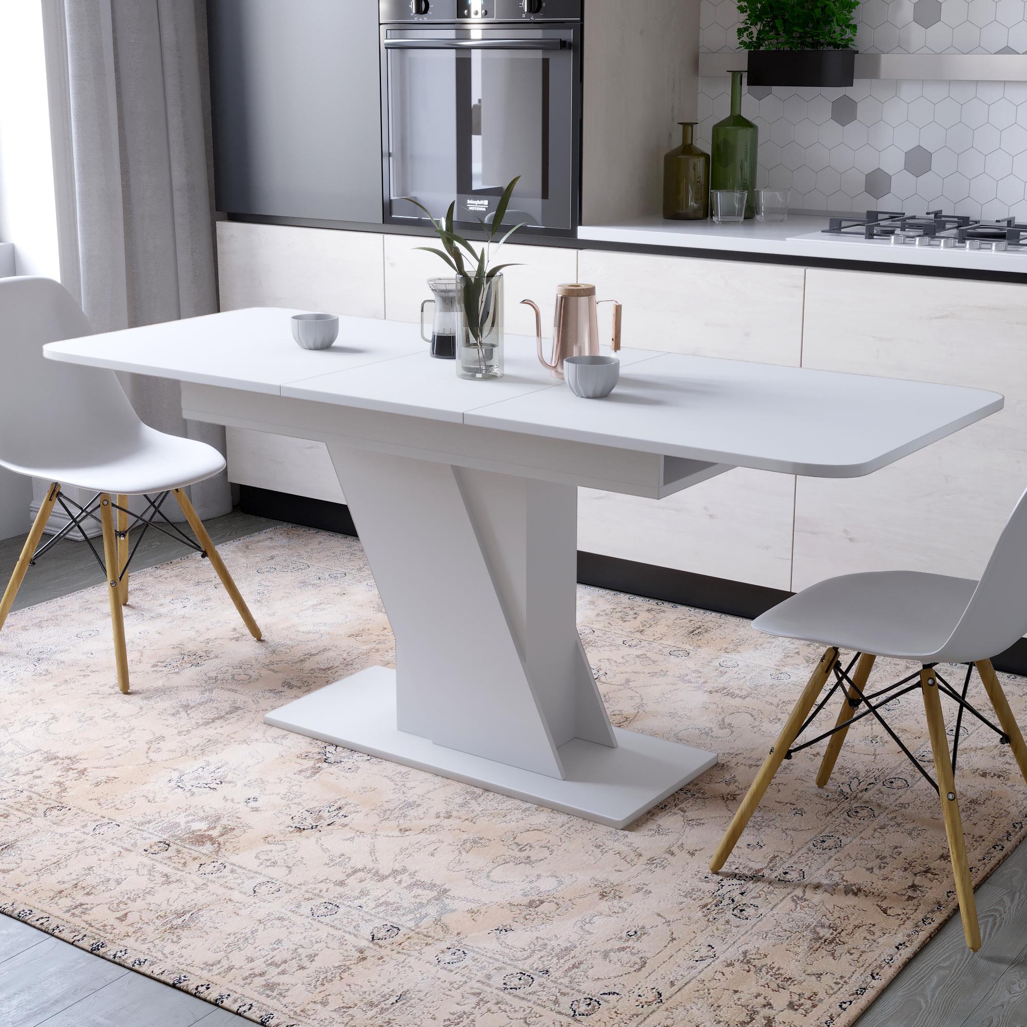 Стіл обідній розкладний Грейс 1760x680x750 мм Білий - фото 2