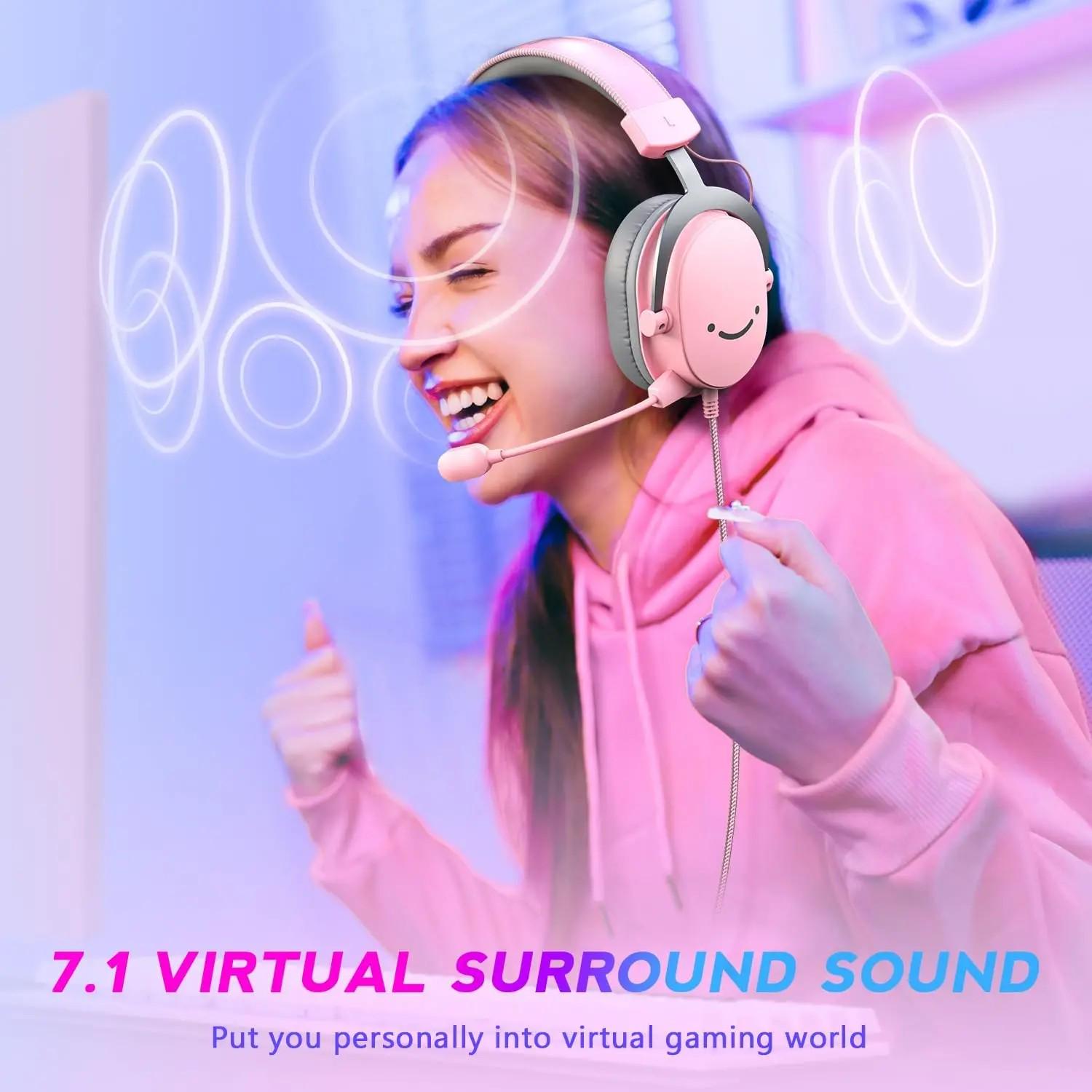 Навушники з мікрофоном FIFINE H9P Pink (569019) - фото 5 Навушники з мікрофоном FIFINE H9P Pink (569019) - фото 5