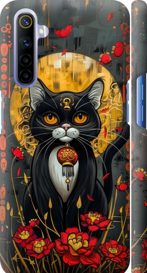 Чехол на Realme 6 China Cat (6134m-1913-42517)
