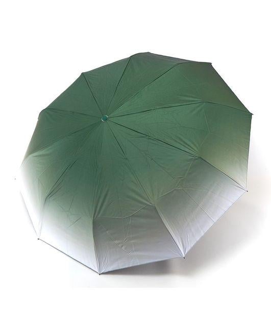 Парасолька Bellissimo жіночий автомат на 10 подвійних спиць Зелений (№M634)