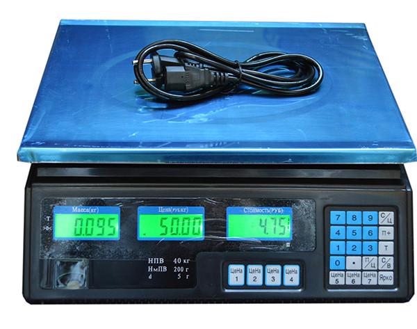 Торговые электронные весы MS-308 со стойкой до 50 кг - фото 2