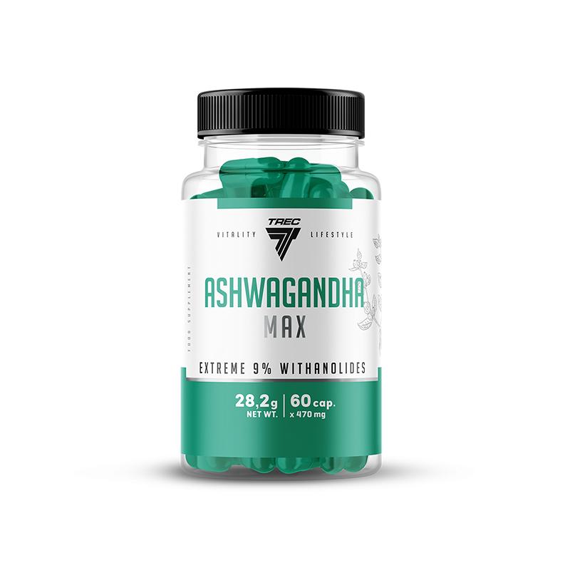 Натуральная добавка Trec Nutrition Ashwagandha MAX 60 капс. (9819)