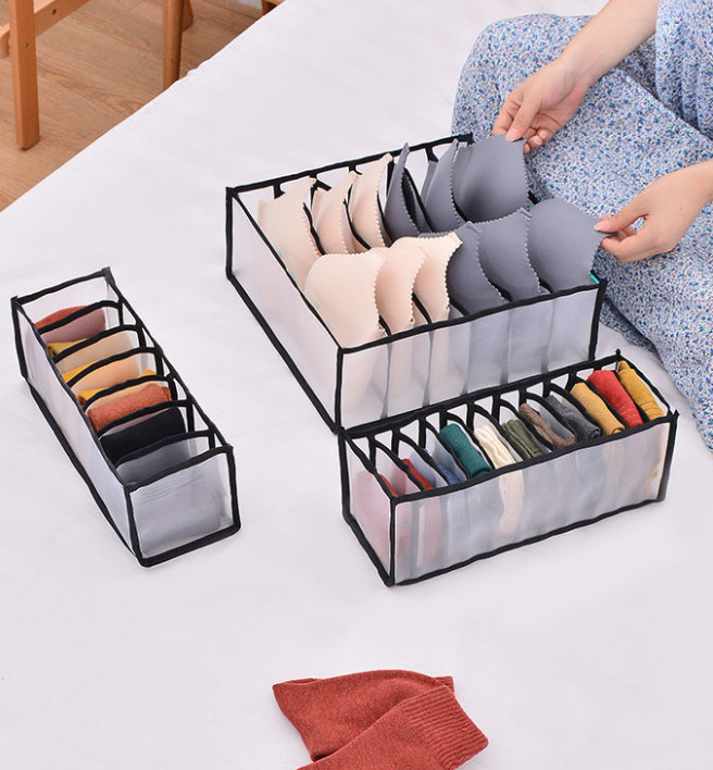 Органайзеры для хранения белья 6047 3 пред. Черный (4259395) - фото 4 Органайзеры для хранения белья 6047 3 пред. Черный (4259395) - фото 4