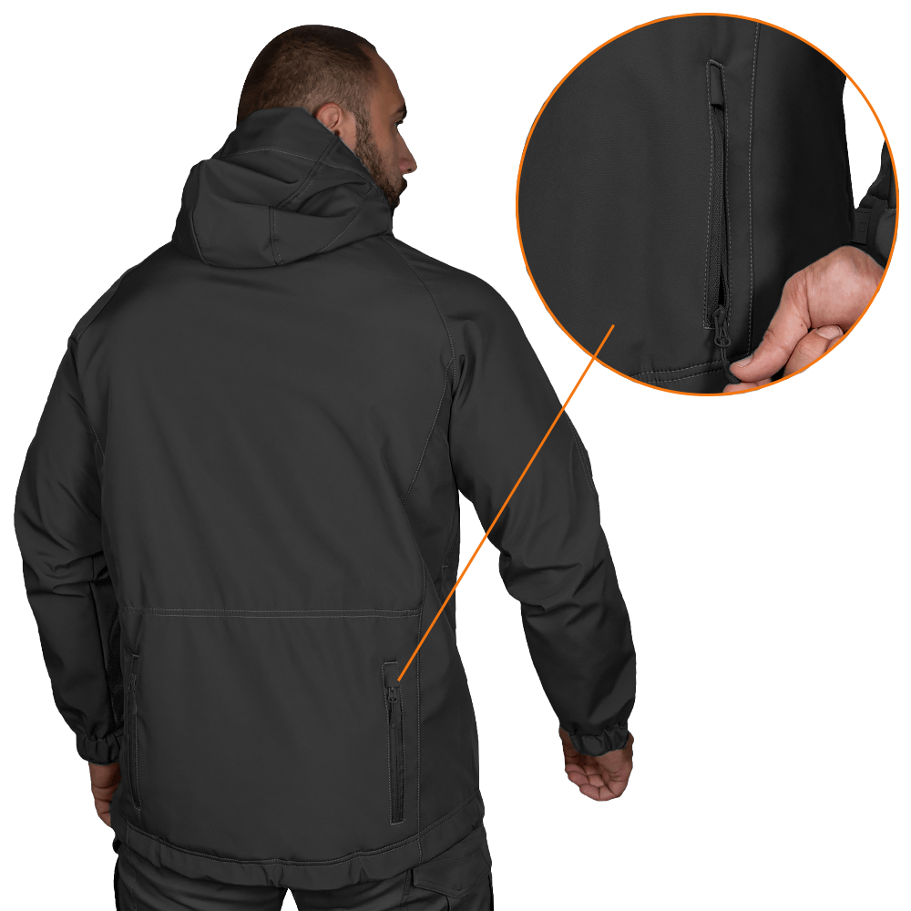 Костюм военный Stalker Softshell 2.0 XL Черный (7389) - фото 6