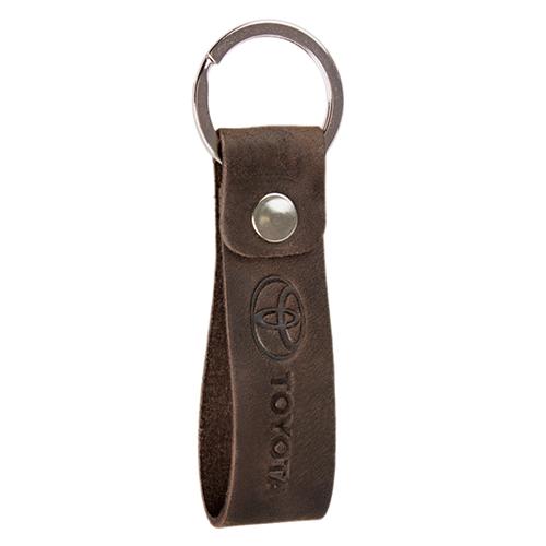 Брелок Vitol Toyota кожаный с кольцом Brown (258436)