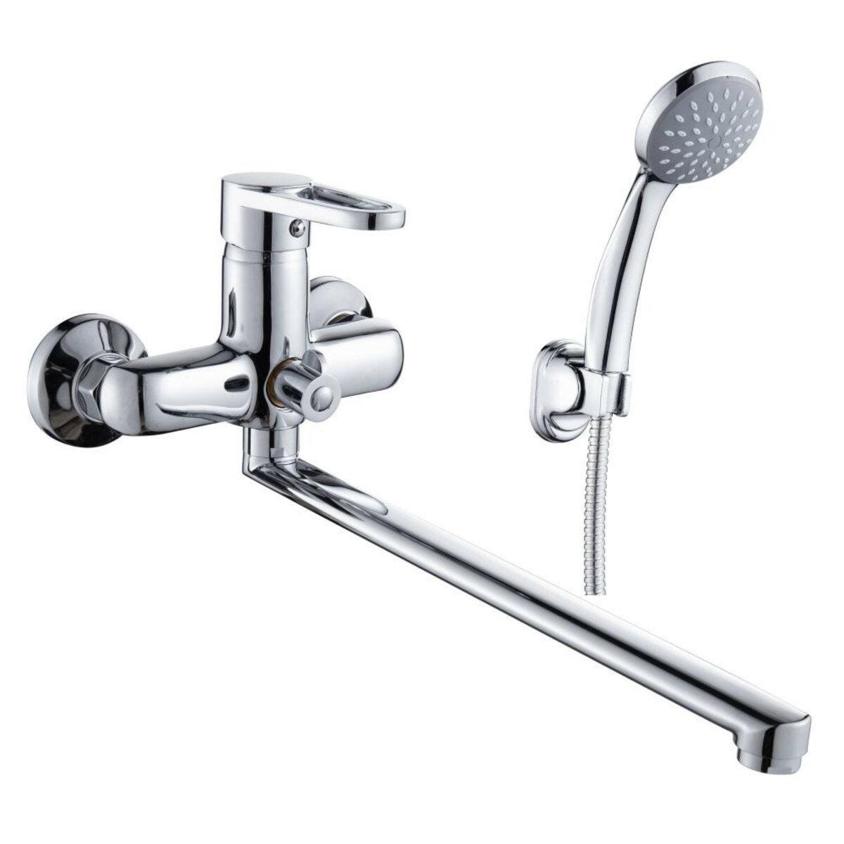 Смеситель для ванны ROZZYJENORI KINK однорычажный переключатель ванна/душ L-излив (TK-RBZZ003-9B) Смеситель для ванны ROZZYJENORI KINK однорычажный переключатель ванна/душ L-излив (TK-RBZZ003-9B)