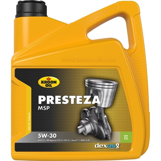 Моторное масло KROON OIL Presteza MSP LL-04 C2/C3 SQ 5W-30 4 л (35137)