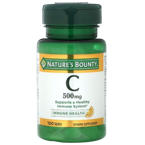 Витамин C Nature's Bounty Vitamin C 500 мг 100 табл. (000021695)