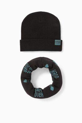 Комплект шапка та снуд C&A Game over на 4-7 років