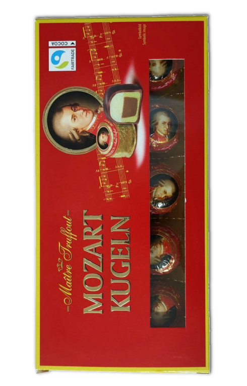 Конфеты шоколадные с марципаном Maitre Truffout Mozart Kugeln 200 г (57357)