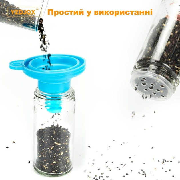 Органайзер для специй Spice Rack на 18 вращающихся баночек Черный - фото 7