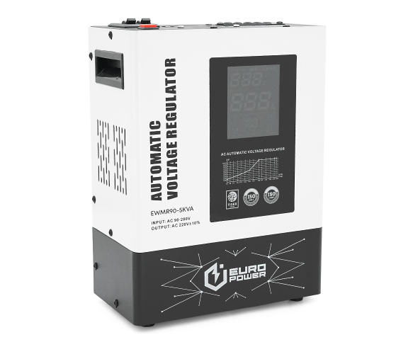Стабилизатор напряжения релейный Europower EWMR90-5KVA LCD (3214814990)