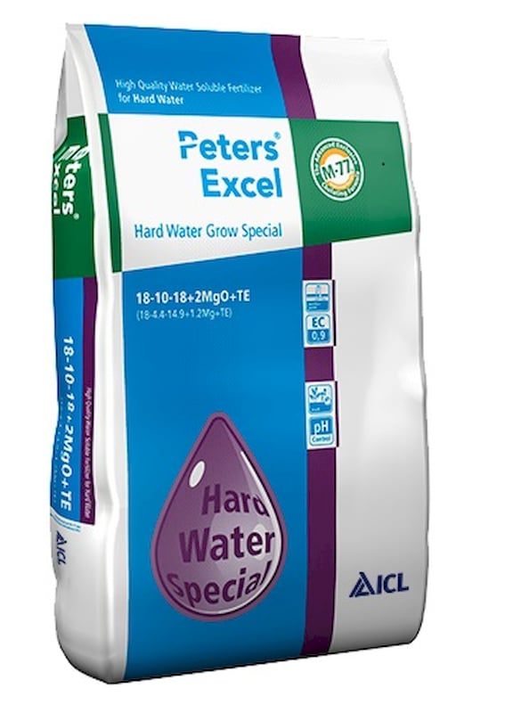 Добриво Peters Exel Hard Water Grow Special 18+10+18+2MgO+Te 15 кг