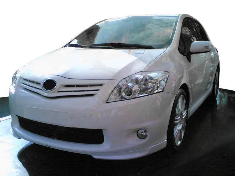 Накладка на передний бампер под покраску для Toyota Auris 2007-2012 гг. (15549) - фото 2