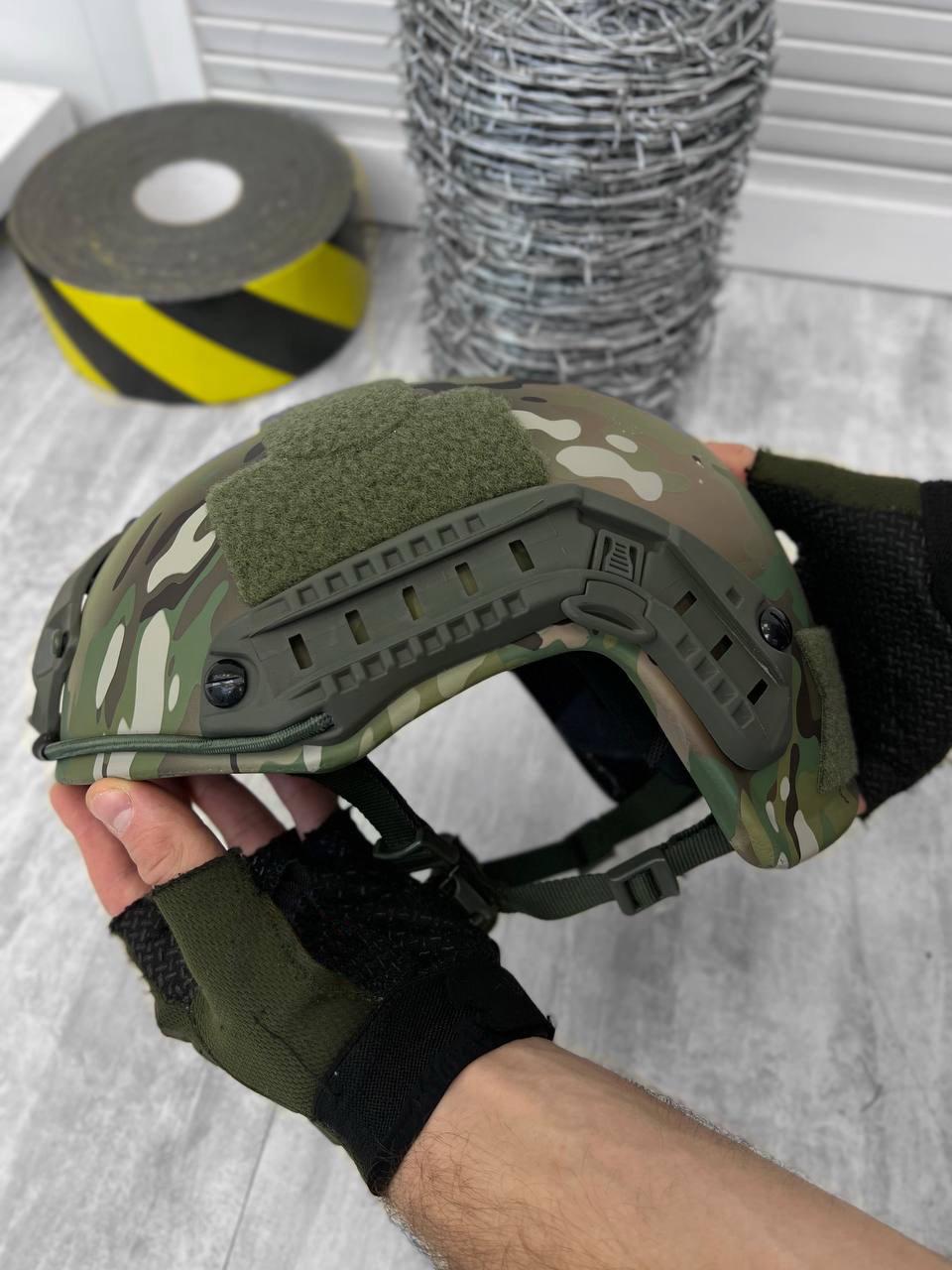 Шолом балістичний FAST Helmet Multicam Elite 1 клас захисту ДСТУ рівня NIJ IIIA (14261536) - фото 3