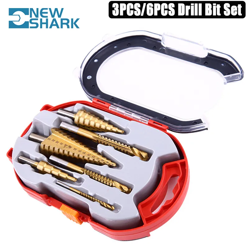 Набір свердел по металу ступінчастих з титановим покриттям 6в1 в кейсі - фото 5 Набір свердел по металу ступінчастих з титановим покриттям 6в1 в кейсі - фото 5