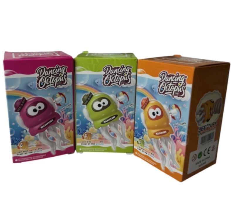 Набір дитячих іграшок Dancing Octopus Танцюючий Восьминіг 6 шт. 11 см Різнокольоровий (2104618775) - фото 8 Набір дитячих іграшок Dancing Octopus Танцюючий Восьминіг 6 шт. 11 см Різнокольоровий (2104618775) - фото 8