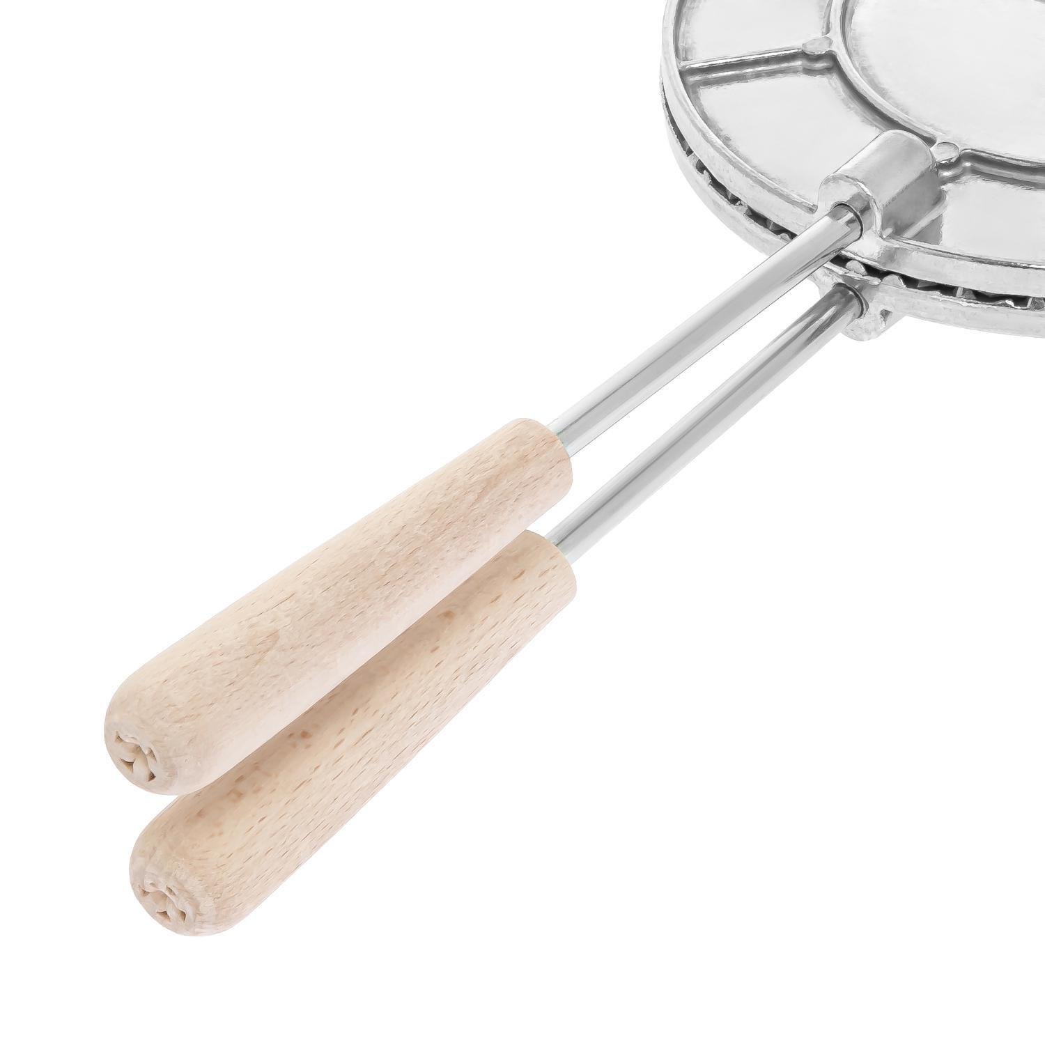 Форма для випічки вафельних коржів для тортових вафель на плиті Ø 18 см зі знімними ручками (28843773) - фото 6 Форма для випічки вафельних коржів для тортових вафель на плиті Ø 18 см зі знімними ручками (28843773) - фото 6