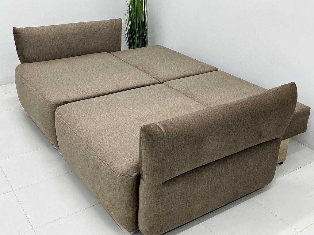 Диван розкладний у вітальню/спальню Нью-Йорк Вуді дерево/ламінована ДСП/тканина Коричневий - фото 6 Диван розкладний у вітальню/спальню Нью-Йорк Вуді дерево/ламінована ДСП/тканина Коричневий - фото 6