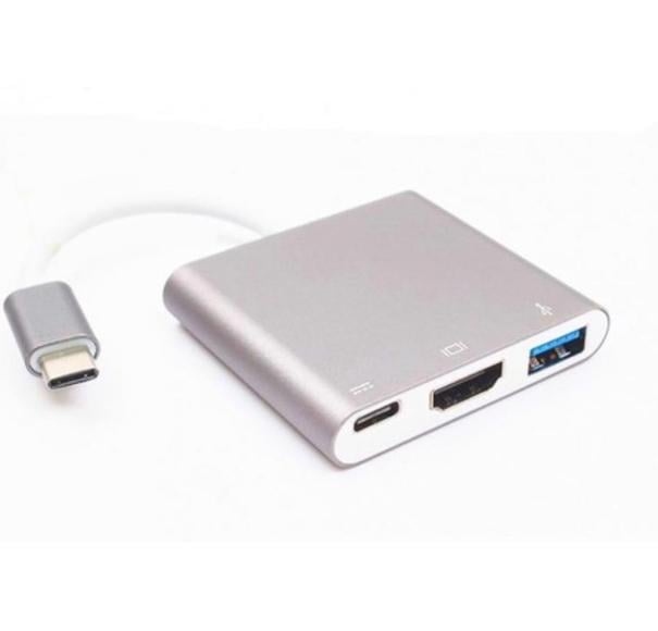 USB-хаб LZ-04V Type-C to USB 3.0 HDMi Type-C (10290626)