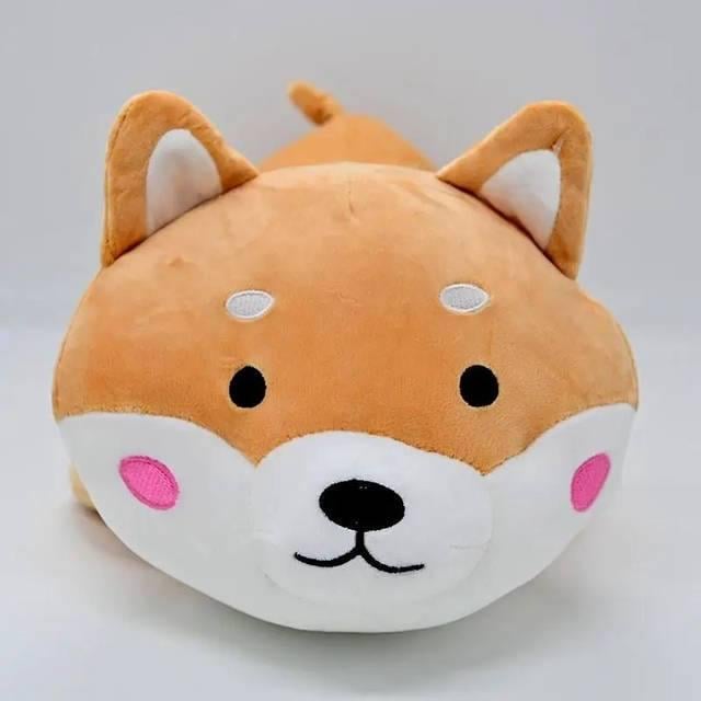 Мягкая игрушка собачка Корги 50 см Коричневый (RS91)