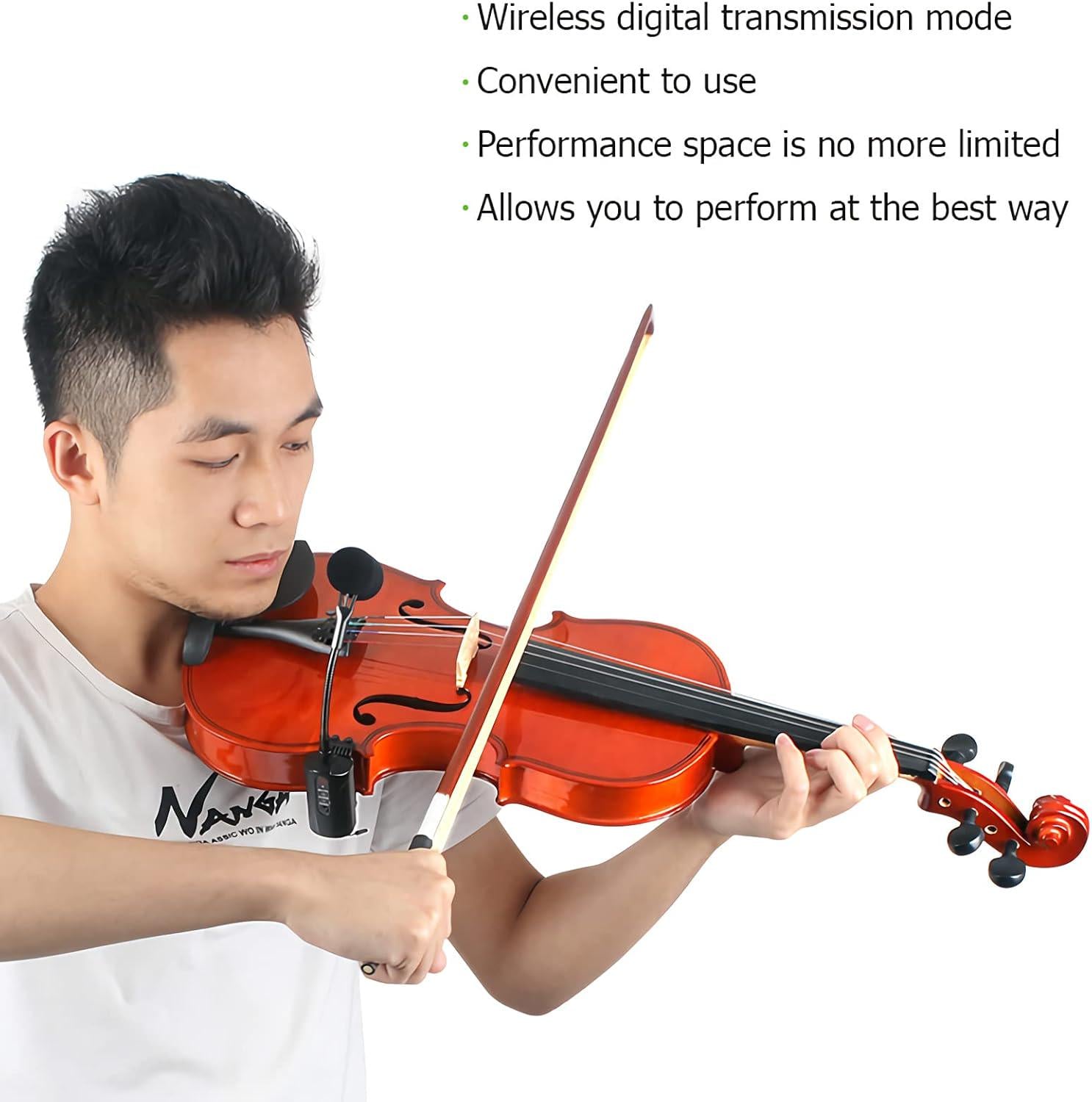 Радіосистема з бездротовим мікрофоном для скрипки та альта Violin & Alto UHF Acemic VT-5 2,4 Ггц (0140) - фото 11 Радіосистема з бездротовим мікрофоном для скрипки та альта Violin & Alto UHF Acemic VT-5 2,4 Ггц (0140) - фото 11