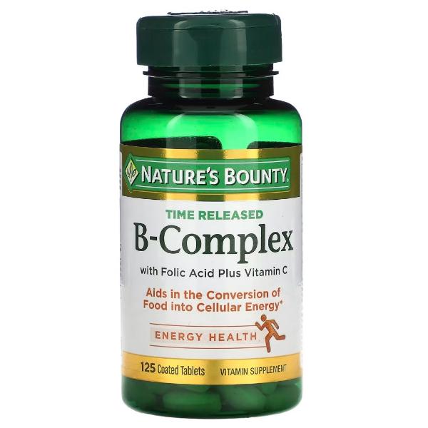 Комплекс В Nature's Bounty B-Complex Time Released 125 таб. (000021672)