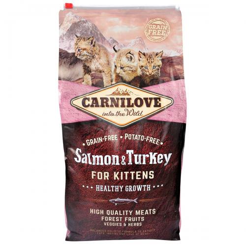 Корм сухой Carnilove Cat Salmon&Turkey для котят лосось и индейка 6 кг - фото 5