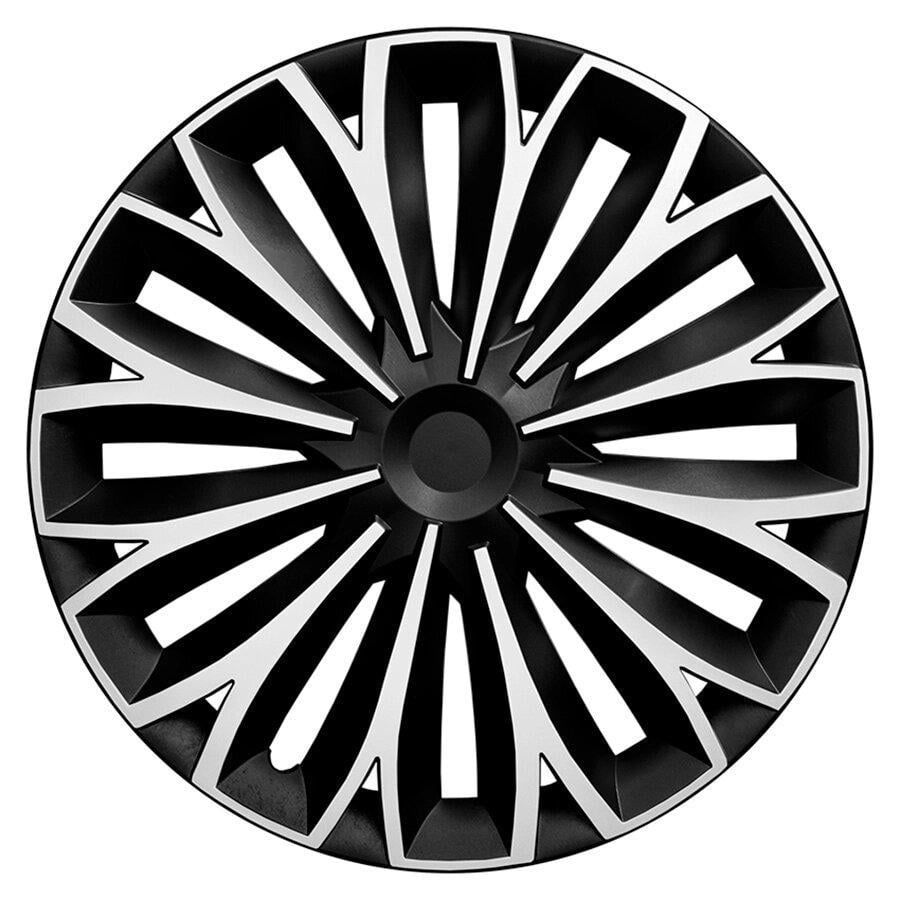 Комплект колпаков универсальных JAWOPLAST Sigma Duo R15 4 шт. Silver/Black (28434579) Комплект колпаков универсальных JAWOPLAST Sigma Duo R15 4 шт. Silver/Black (28434579)