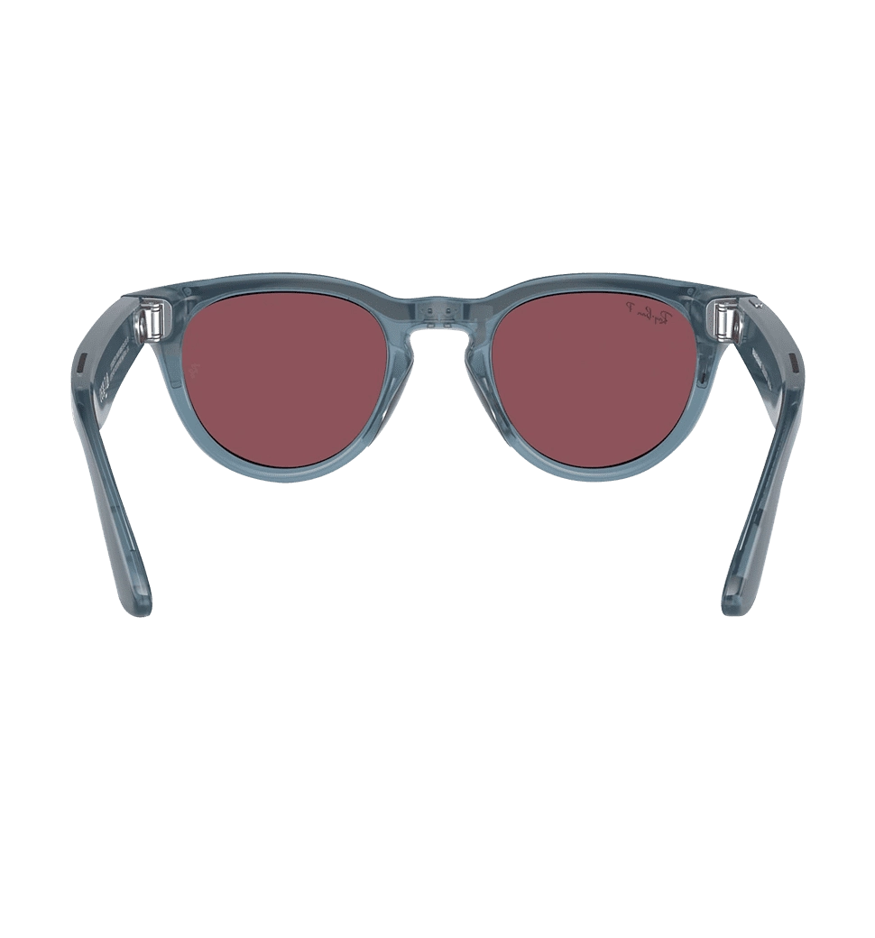 Смарт-очки Ray-Ban Meta Headliner Shiny Jeans Frame/Dusty Red Lenses RW4009 66985Q 50-23 - фото 2