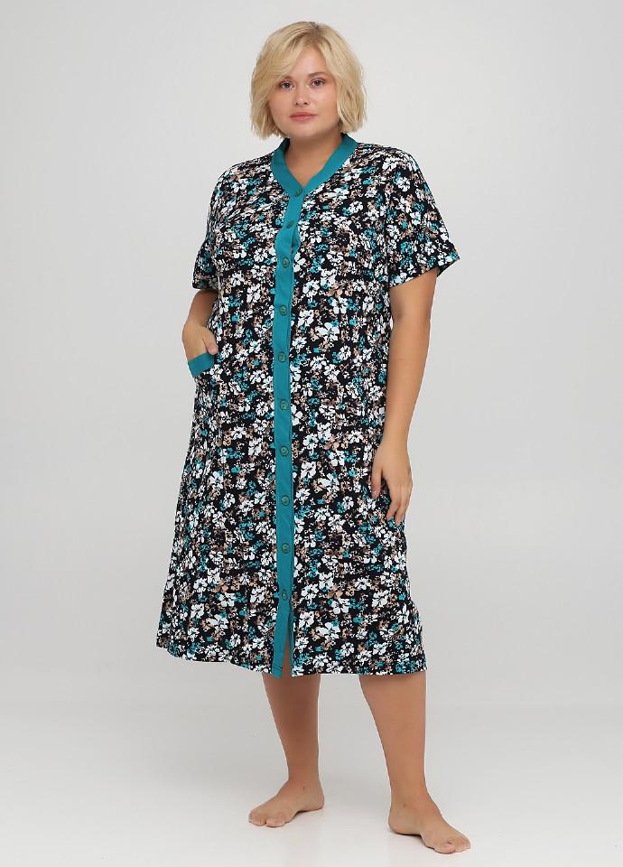 Халат Wild Love 4XL Разноцветный (81646-17)