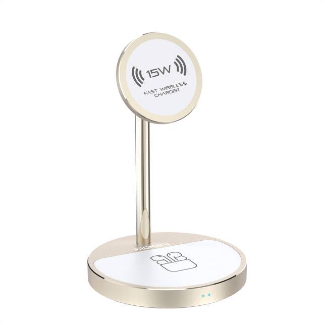 Беспроводная зарядная станция Promate AuraBase-PD20 Gold